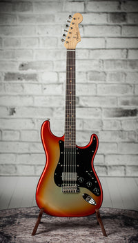 Fender '63 Strat NOS Firemist Silver with Aged Candy Tangerine Burst #R148376