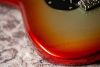 Fender '63 Strat NOS Firemist Silver with Aged Candy Tangerine Burst #R148376