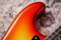 Fender '63 Strat NOS Firemist Silver with Aged Candy Tangerine Burst #R148376