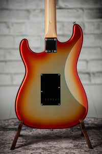 Fender '63 Strat NOS Firemist Silver with Aged Candy Tangerine Burst #R148376