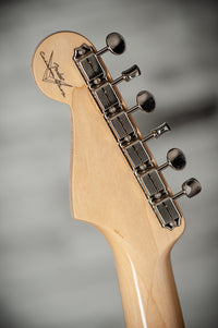 Fender '63 Strat NOS Firemist Silver with Aged Candy Tangerine Burst #R148376