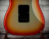 Fender '63 Strat NOS Firemist Silver with Aged Candy Tangerine Burst #R148376