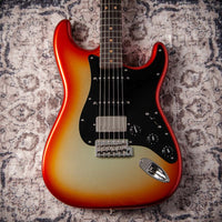 Fender '63 Strat NOS Firemist Silver with Aged Candy Tangerine Burst #R148376