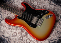 Fender '63 Strat NOS Firemist Silver with Aged Candy Tangerine Burst #R148376