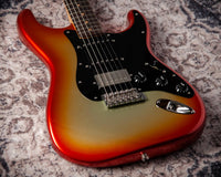 Fender '63 Strat NOS Firemist Silver with Aged Candy Tangerine Burst #R148376