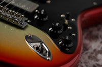 Fender '63 Strat NOS Firemist Silver with Aged Candy Tangerine Burst #R148376