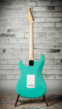 Fender '63 Stratocaster NOS Sea Foam Green Hand Wound Pickups No Finish on Back of Neck # R150536