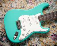 Fender '63 Stratocaster NOS Sea Foam Green Hand Wound Pickups No Finish on Back of Neck # R150536