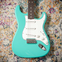 Fender '63 Stratocaster NOS Sea Foam Green Hand Wound Pickups No Finish on Back of Neck # R150536