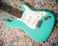 Fender '63 Stratocaster NOS Sea Foam Green Hand Wound Pickups No Finish on Back of Neck # R150536