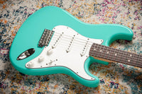 Fender '63 Stratocaster NOS Sea Foam Green Hand Wound Pickups No Finish on Back of Neck # R150536