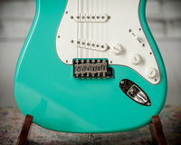 Fender '63 Stratocaster NOS Sea Foam Green Hand Wound Pickups No Finish on Back of Neck # R150536