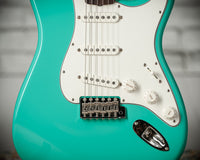Fender '63 Stratocaster NOS Sea Foam Green Hand Wound Pickups No Finish on Back of Neck # R150536