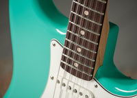 Fender '63 Stratocaster NOS Sea Foam Green Hand Wound Pickups No Finish on Back of Neck # R150536