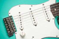 Fender '63 Stratocaster NOS Sea Foam Green Hand Wound Pickups No Finish on Back of Neck # R150536