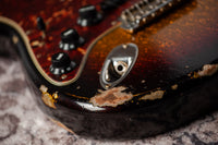 Fender '63 Super Heavy Relic  Strat Left Handed 3-Tone Sparkle #R148084