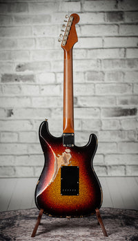Fender '63 Super Heavy Relic  Strat Left Handed 3-Tone Sparkle #R148084