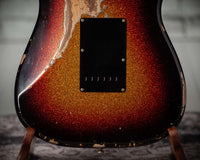 Fender '63 Super Heavy Relic  Strat Left Handed 3-Tone Sparkle #R148084