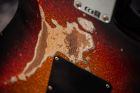 Fender '63 Super Heavy Relic  Strat Left Handed 3-Tone Sparkle #R148084