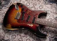 Fender '63 Super Heavy Relic  Strat Left Handed 3-Tone Sparkle #R148084