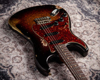 Fender '63 Super Heavy Relic  Strat Left Handed 3-Tone Sparkle #R148084