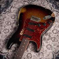 Fender '63 Super Heavy Relic  Strat Left Handed 3-Tone Sparkle #R148084