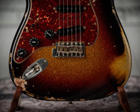 Fender '63 Super Heavy Relic  Strat Left Handed 3-Tone Sparkle #R148084