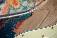 Fender '63 Super Heavy Relic Stratocaster Masterbuilt by Dale Wilson Lake Placid Blue over 3 Tone Sunburst # CZ587383