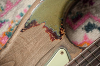 Fender '63 Super Heavy Relic Stratocaster Masterbuilt by Dale Wilson Lake Placid Blue over 3 Tone Sunburst # CZ587383