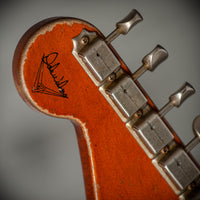 Fender '63 Super Heavy Relic Stratocaster Masterbuilt by Dale Wilson Lake Placid Blue over 3 Tone Sunburst # CZ587383