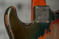 Fender '63 Super Heavy Relic Stratocaster Masterbuilt by Dale Wilson Lake Placid Blue over 3 Tone Sunburst # CZ587383
