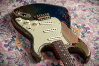 Fender '63 Super Heavy Relic Stratocaster Masterbuilt by Dale Wilson Lake Placid Blue over 3 Tone Sunburst # CZ587383