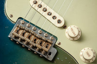 Fender '63 Super Heavy Relic Stratocaster Masterbuilt by Dale Wilson Lake Placid Blue over 3 Tone Sunburst # CZ587383