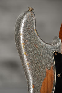 Fender '63 Super Heavy Relic Stratocaster Silver Sparkle over Chartreuse Sparkle Throbak SLE-101 #R148058