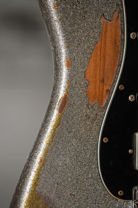 Fender '63 Super Heavy Relic Stratocaster Silver Sparkle over Chartreuse Sparkle Throbak SLE-101 #R148058