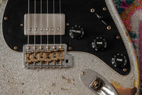 Fender '63 Super Heavy Relic Stratocaster Silver Sparkle over Chartreuse Sparkle Throbak SLE-101 #R148058