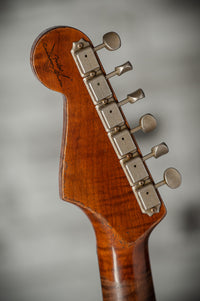 Fender '63 Super Heavy Relic Stratocaster Silver Sparkle over Chartreuse Sparkle Throbak SLE-101 #R148058
