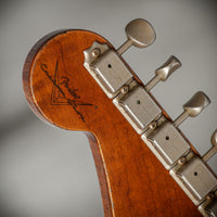 Fender '63 Super Heavy Relic Stratocaster Silver Sparkle over Chartreuse Sparkle Throbak SLE-101 #R148058