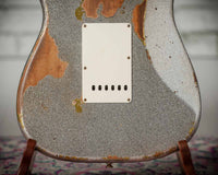 Fender '63 Super Heavy Relic Stratocaster Silver Sparkle over Chartreuse Sparkle Throbak SLE-101 #R148058
