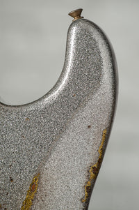 Fender '63 Super Heavy Relic Stratocaster Silver Sparkle over Chartreuse Sparkle Throbak SLE-101 #R148058