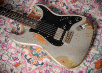 Fender '63 Super Heavy Relic Stratocaster Silver Sparkle over Chartreuse Sparkle Throbak SLE-101 #R148058