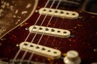 Fender '64 Stratocaster Super Heavy Relic Dirty Faded Aged Olympic White Josefina Hand Wound '64 Pickups Masterbuilt by Andy Hicks #R127698