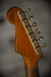 Fender '64 Stratocaster Super Heavy Relic Dirty Faded Aged Olympic White Josefina Hand Wound '64 Pickups Masterbuilt by Andy Hicks #R127698