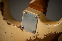 Fender '64 Stratocaster Super Heavy Relic Dirty Faded Aged Olympic White Josefina Hand Wound '64 Pickups Masterbuilt by Andy Hicks #R127698