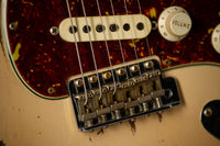 Fender '64 Stratocaster Super Heavy Relic Dirty Faded Aged Olympic White Josefina Hand Wound '64 Pickups Masterbuilt by Andy Hicks #R127698