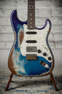 Fender '65 Super Heavy Relic Stratocaster Competition Burgundy Throbak #R148264 Used