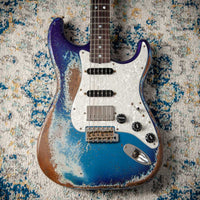 Fender '65 Super Heavy Relic Stratocaster Competition Burgundy Throbak #R148264 Used