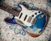 Fender '65 Super Heavy Relic Stratocaster Competition Burgundy Throbak #R148264 Used