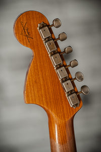 Fender '66 Heavy Relic Stratocaster HSS Olive Drab over Inca Silver HW pickups Fralin Sunbucker # R140445