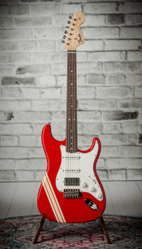 Fender '66 Strat HSS Thin Nitro Competition Red Stripe #R149086